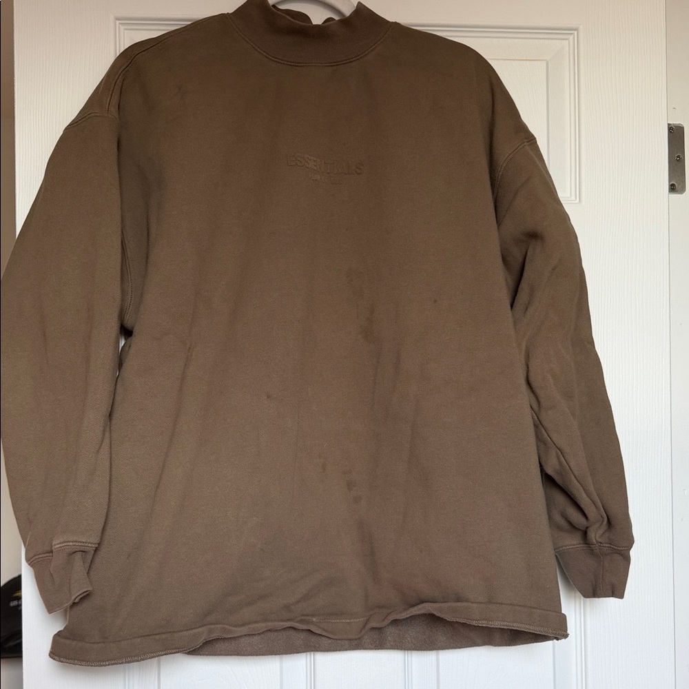 Essentials Brown Sweatshirt size S